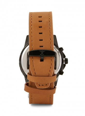 Leather Chronograph Watch S25154G-6