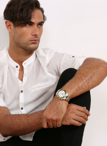 Men's Stainless Steel Analog Watch 92987M