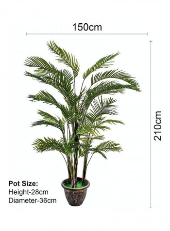 Artificial Bamboo Palm Tree Green 210x150cm