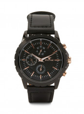 Leather Chronograph Watch S25154G-4