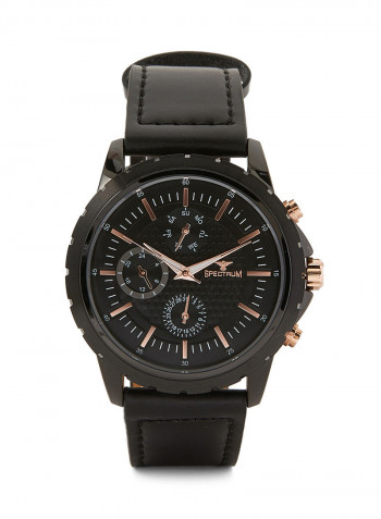 Leather Chronograph Watch S25154G-4