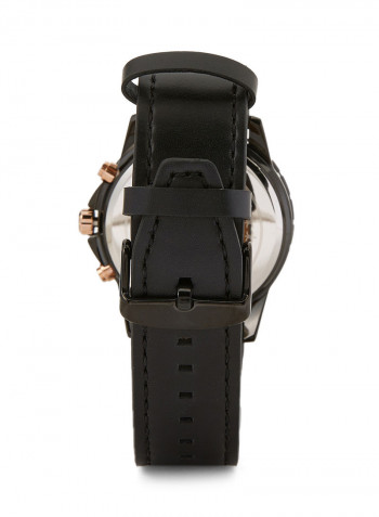 Leather Chronograph Watch S25154G-4