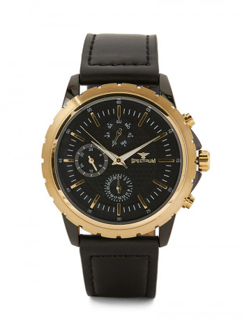 Leather Chronograph Watch S25154G-7