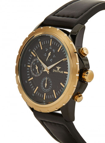 Leather Chronograph Watch S25154G-7