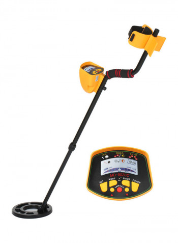 Waterproof Metal Detector With Shovel And Rake Yellow