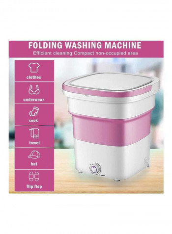 Portable Washing Machine 1.8 kg 135 W 2152008 Pink/White