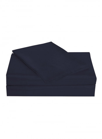 4-Piece Sheet Set Navy Double