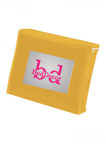 4-Piece Sheet Set Gold Single