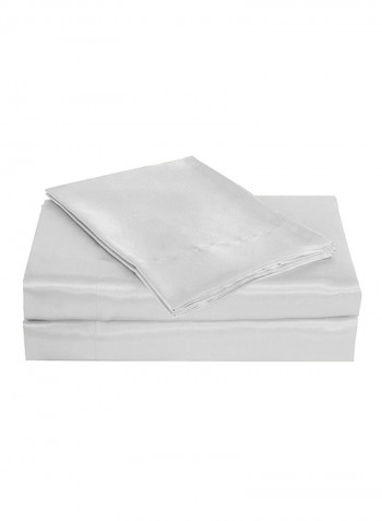 4-Piece Sheet Set White King