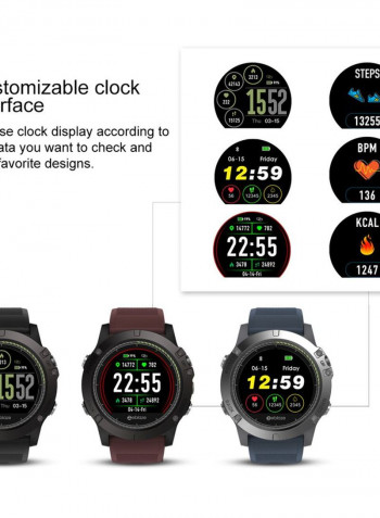 3 HR Smart Watch Sport IP67 Long Standby 24h Heart Rate IOS Android Heart Rate Red