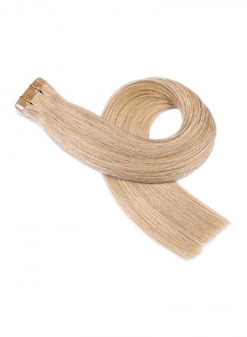 Long Straight Hair Extension Golden Blonde