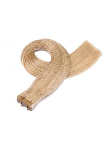 Long Straight Hair Extension Golden Blonde