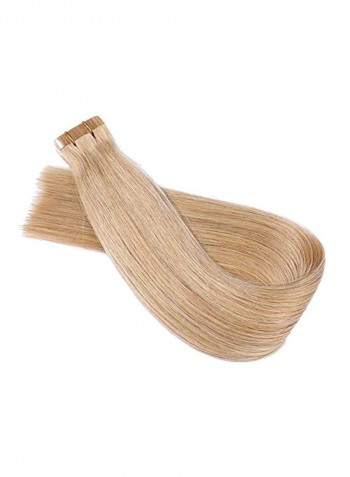 Long Straight Hair Extension Golden Blonde