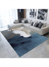 Ink Painting Print Simple Rug Multicolour 140x200cm