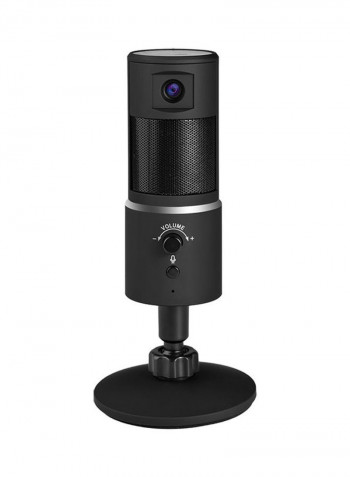 USB Streaming Microphone With Webcam LU-VH50-30 Black