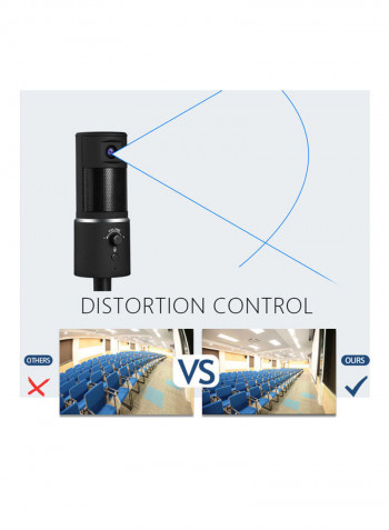 USB Streaming Microphone With Webcam LU-VH50-30 Black