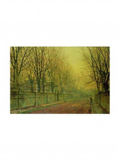 In The Gold Ornate Frameen Glow Of Autumn Framed Wall Art Multicolour 16 x 24inch