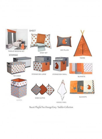 4-Piece Neutral Toddler Bedding Set
