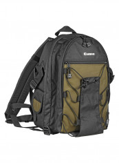 Deluxe Photo Backpack For Canon EOS SLR Camera Black/Green
