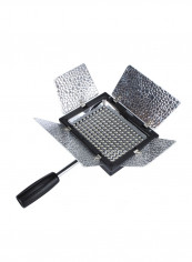 LED Studio Video Photographic Light Black/Silver