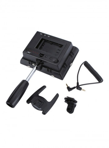 LED Studio Video Photographic Light Black/Silver