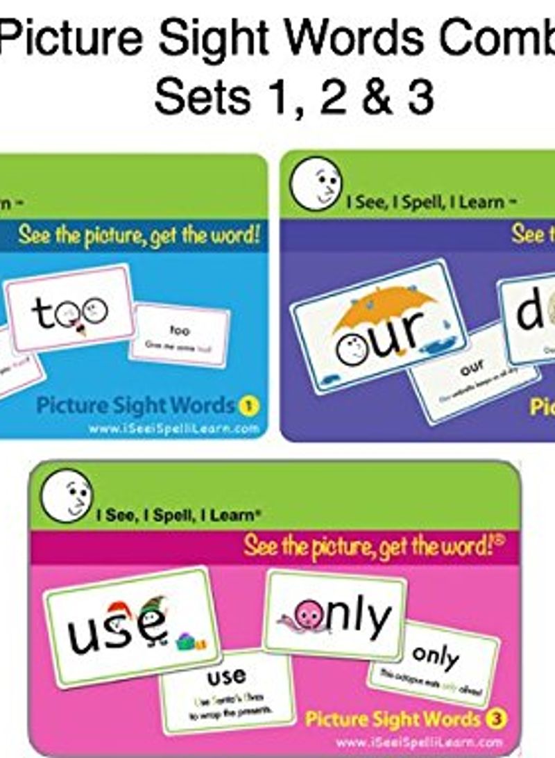 Pack Of 2 Picture Homophones Flashcards