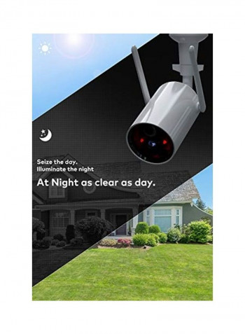 1080P Rechargeable Night Vision Outdoor WiFi Camera with Two-Way Audio