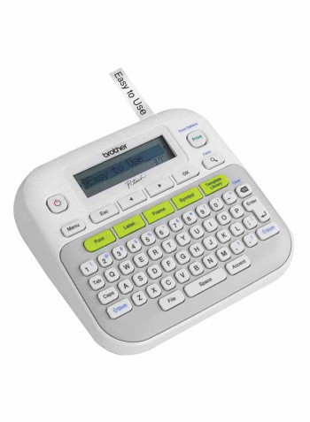 2-Pack Compact Label Maker Printer White