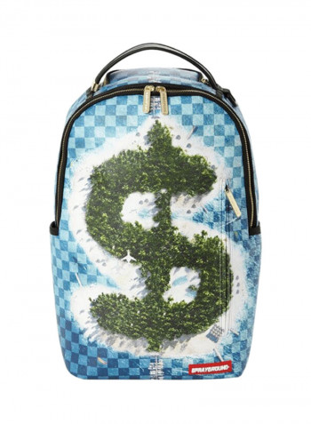 Kids Money Sign Backpack 11 Inches Blue