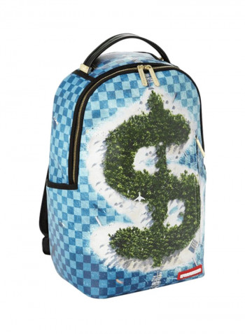 Kids Money Sign Backpack 11 Inches Blue