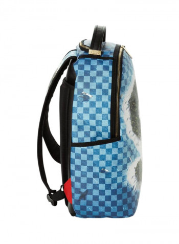 Kids Money Sign Backpack 11 Inches Blue