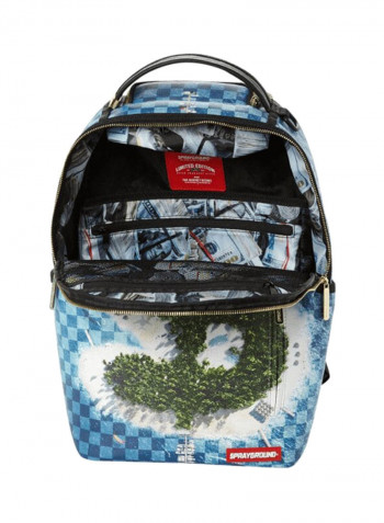 Kids Money Sign Backpack 11 Inches Blue