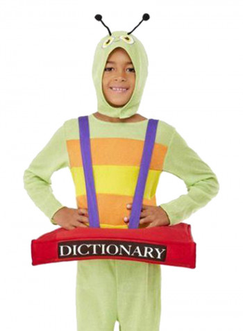 Book Worm Costume With Book Prop L