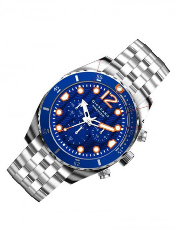 Men's Chronograph Display Stainless Steel Band Watch P1022-22