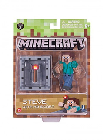 Steve Minecart Action Figure 16480