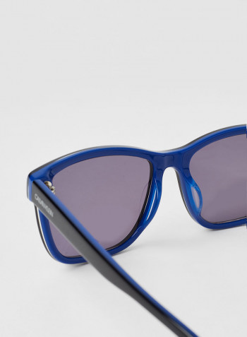 Men's Wayfarer Frame Sunglasses - Lens Size: 57 mm