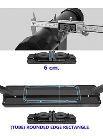 Foldable Workout Flat Bench 119x35x23cm