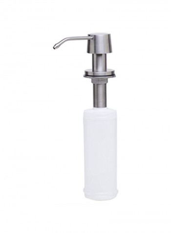 Stainless Steel Soap Dispenser White/Silver
