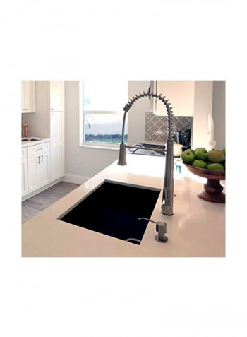 Stainless Steel Soap Dispenser White/Silver