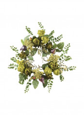 Artichoke Floral Wreath Decorative Accessories Green 20inch