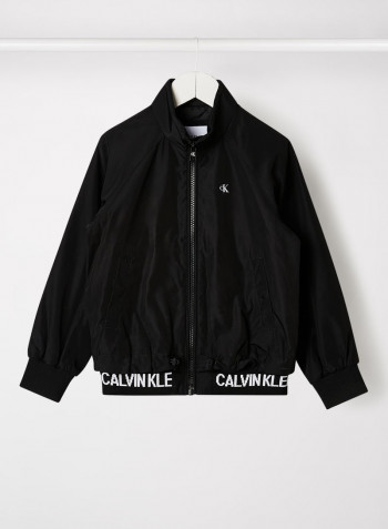 Kids/Teen Recycled Polyester Jacket Ck Black