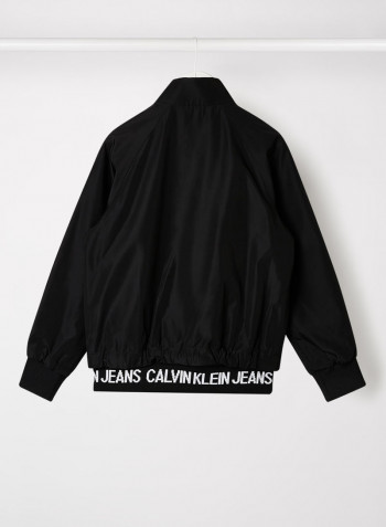 Kids/Teen Recycled Polyester Jacket Ck Black