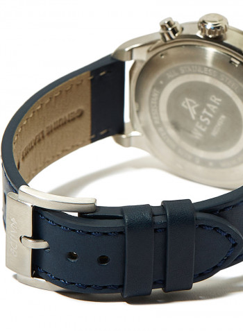 Men's Activ Leather Chronograph Wrist Watch 90224STN144