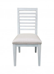 Palma Dining Side Chair White/Beige 46x95x50cm