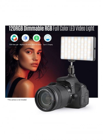 Portable Pocket Sized Fill Light for Photography Black/White