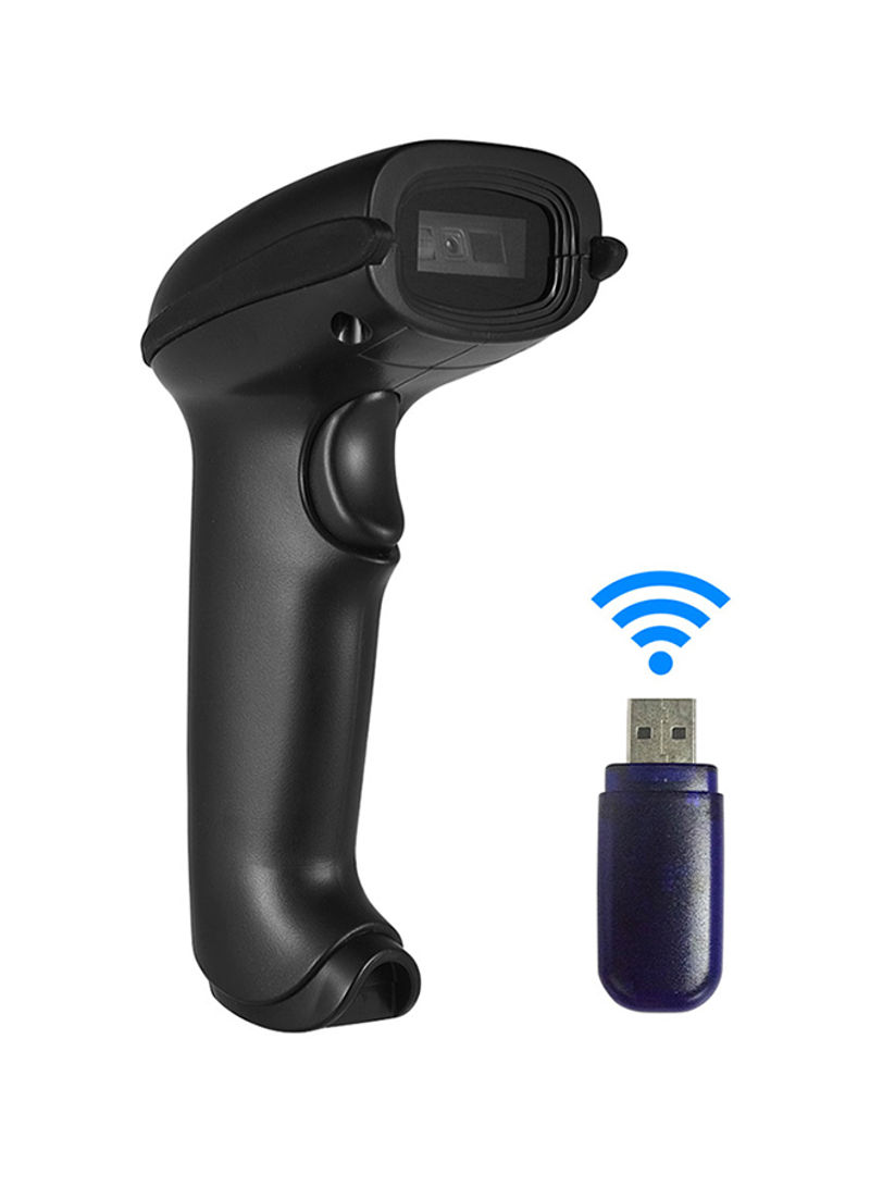 USB Wired Handheld Barcode Scanner Black