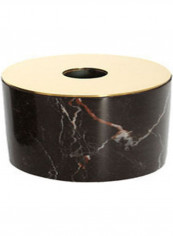 Cylindrical Metal Candle Holder Black/White reviews Cylindrical Metal Candle Holder Black/White