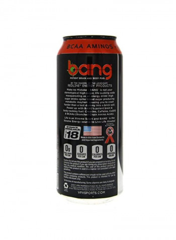 12-Piece Bang Energy Drink - Peach Mango
