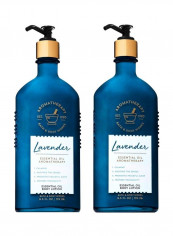 2-Piece Aromatherapy Lavender Essential Oil Body Lotion 6.5ounce