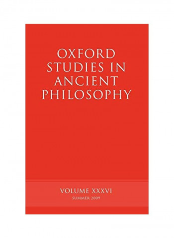Oxford Studies in Ancient Philosophy Paperback